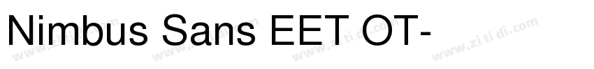 Nimbus Sans EET OT字体转换 Nimbus Sans EET OT字体转换